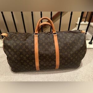 Elegant Authentic Louis Vuitton Monogram Keepall/Duffel Bag, 60, Great condition
